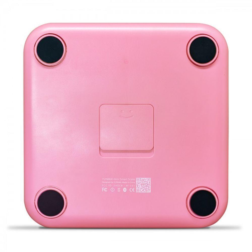 Balanca Bioimpedancia Digital Yunmai Mini M1501 Smart Scale Com Applicativo Rosa - 7
