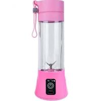 Mini Liquidificador Portátil Elétrico Recarregável Usb Rosa - 1