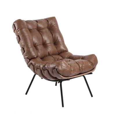 Poltrona Costela Sala E Escritório Courissimo Nozes