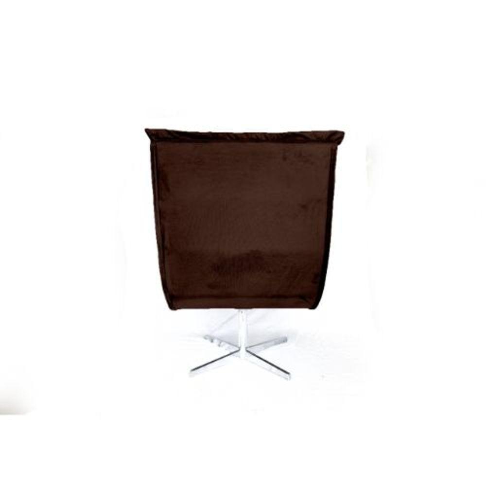 Poltrona Decorativa Nilla Chaise Tecido Liso - 7