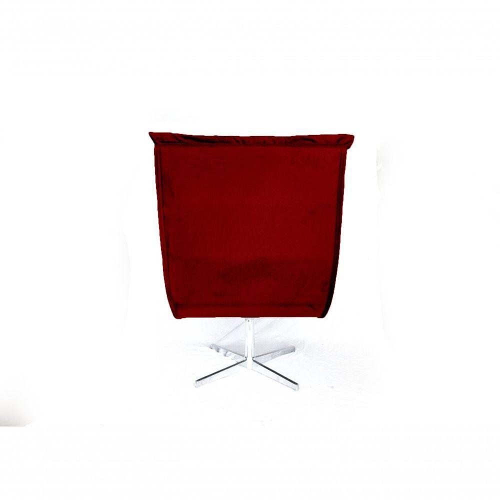 Poltrona Decorativa Nilla Chaise Tecido Liso - 5