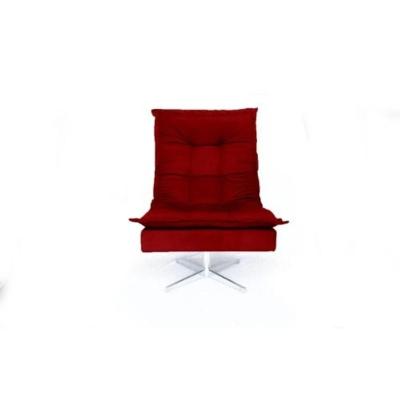 Poltrona Decorativa Nilla Chaise Tecido Liso