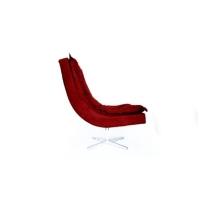 Poltrona Decorativa Nilla Chaise Tecido Liso