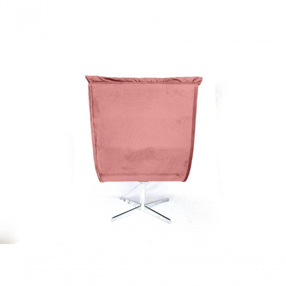 Poltrona Decorativa Nilla Chaise Tecido Liso - 2