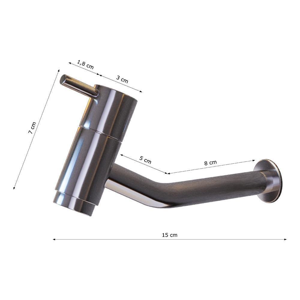 Torneira De Parede Em Inox Dl01 Para Lavanderia 1-4 De Volta - 3