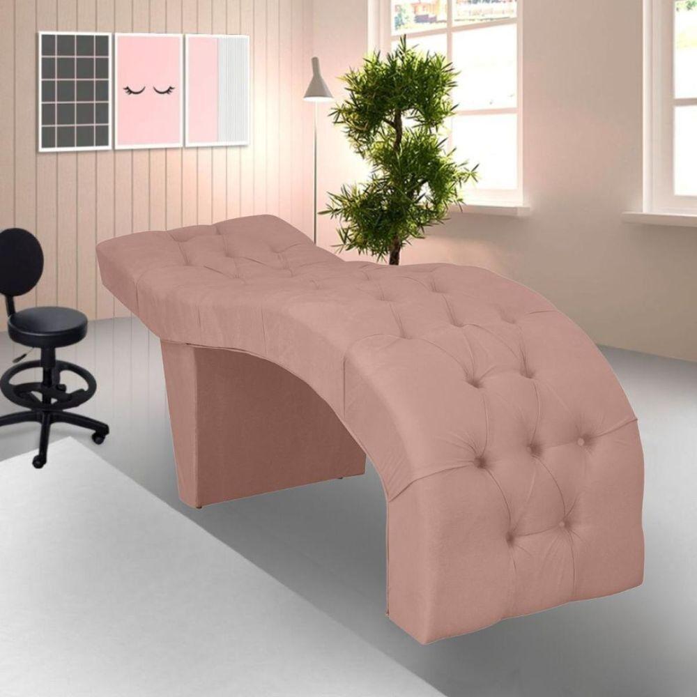 Maca Estofada Clínica Salão Estética Suede Eduarda Cor:rosê - 8