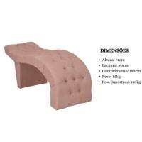 Maca Estofada Clínica Salão Estética Suede Eduarda Cor:rosê - 7