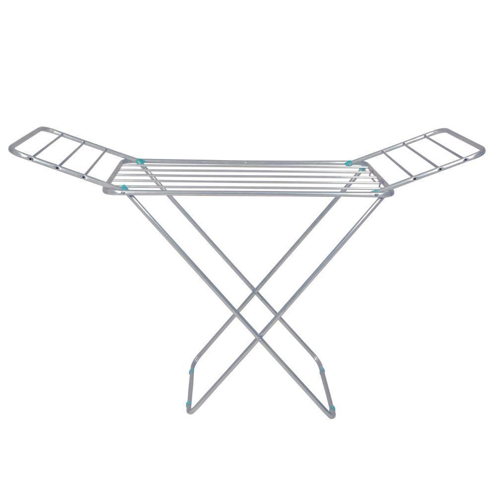 Varal De Chão Com Abas Retrátil Slim Alumínio Mor - 2