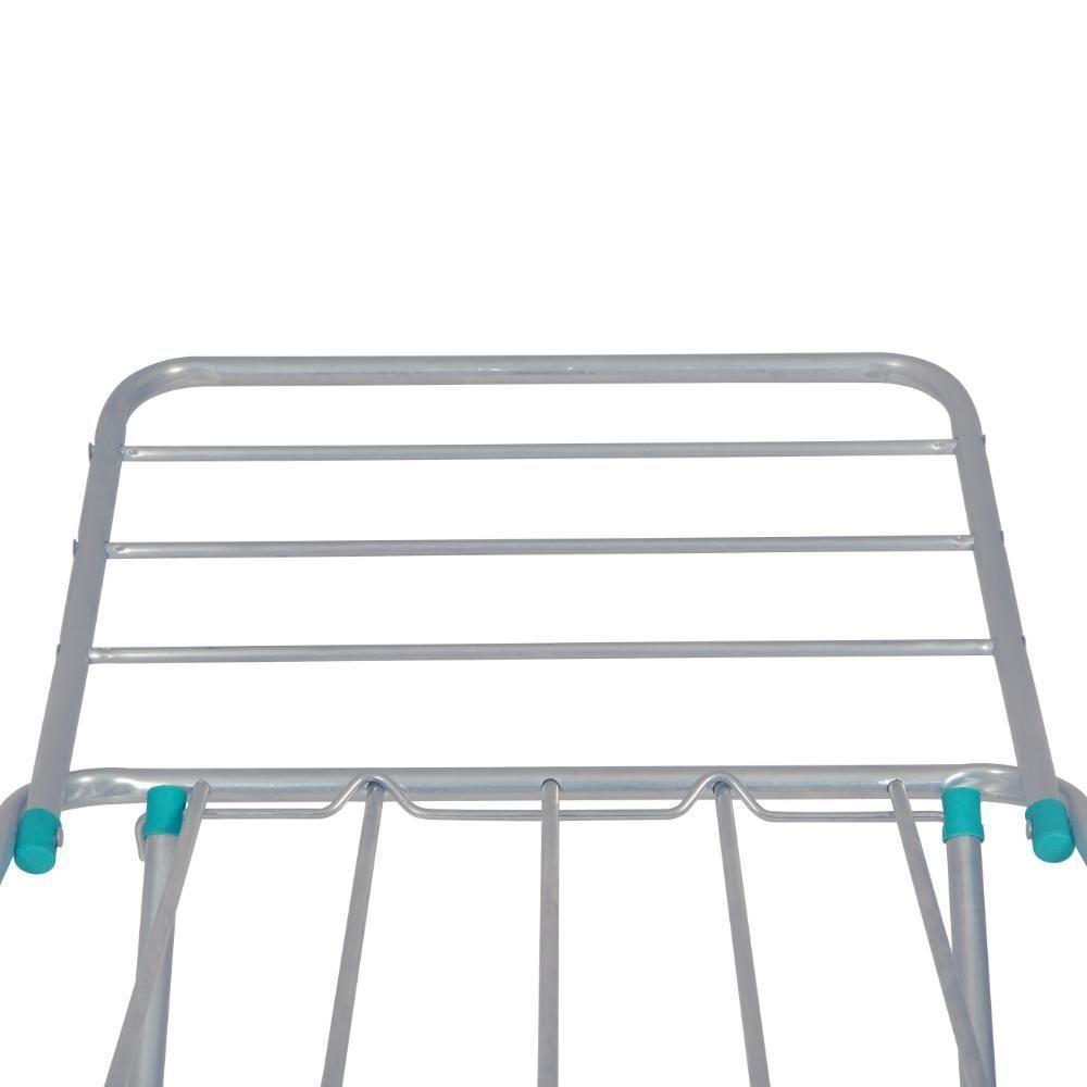 Varal De Chão Com Abas Retrátil Slim Alumínio Mor - 3