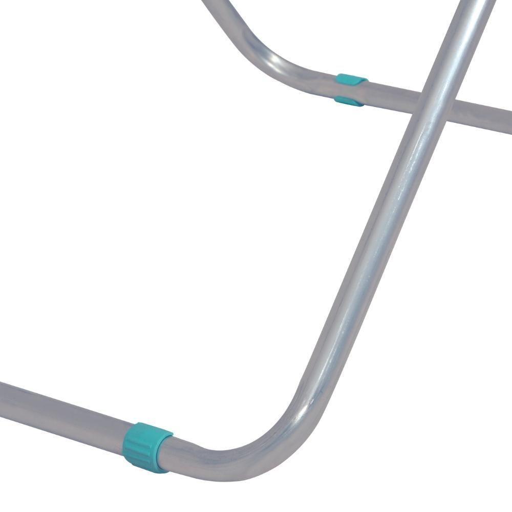 Varal De Chão Com Abas Retrátil Slim Alumínio Mor - 9