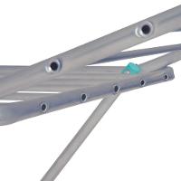 Varal De Chão Com Abas Retrátil Slim Alumínio Mor - 10