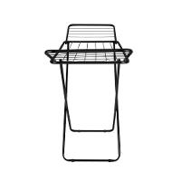 Varal De Chão Com Abas Retrátil Slim Preto Mor - 3