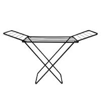 Varal De Chão Com Abas Retrátil Slim Preto Mor