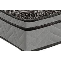 Cama Box Baú Solteiro: Colchão Ortopédico Paropas D28 / EP Confort Firme+ Base CRC Suede Cinza(88x188) - 3