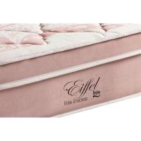Cama Box Baú Solteiro: Colchão Molas Anjos MasterPocket Ensacadas Eiffel + Base CRC Courano White(88x188) - 5