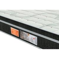 Cama Box Baú Solteiro: Colchão Molas Bonnel Orthoflex Venezia + Base CRC Courano Black(88x188) - 7