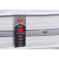 Cama Box Baú Solteiro: Colchão Molas Ensacadas Castor Pocket Gold Star Magnético + Base CRC Courano White(88x188) - 3