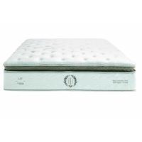 Cama Box Queen: Colchão Molas Ensacadas Herval MasterPocket Imperatore Gold C1655 Pillow Top + Base CRC Suede Gray(158x198x34) - 8