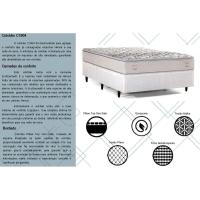 Cama Box Baú Solteiro: Colchão Anatômico Herval AG 65 Santorini C1604 ErgoPlus + Base CRC Suede Gray(88x188) - 2