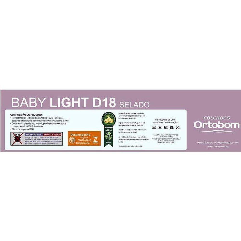 Colchão Infantil D18 Baby Light Saúde (70x130x12) - Ortobom - 3