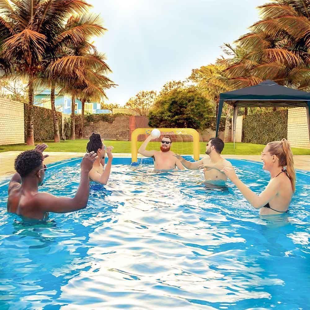 Tenda Gazebo Praia Dobrável Sanfonada 3 X 3 M Mor - 9