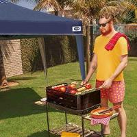 Tenda Gazebo Praia Dobrável Sanfonada 3 X 3 M Mor - 2