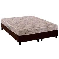 Conjunto Box Queen: Colchão Espuma Herval D28 St .Louis + Base CRC Suede Brown(158x198) - 1