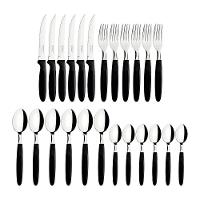 Jogo De Talher Faqueiro Ipanema Aço Inox 24 Peças Tramontina Cor:preto Preto - 2