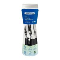 Jogo De Talher Faqueiro Ipanema Aço Inox 24 Peças Tramontina Cor:preto Preto - 3