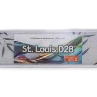 Conjunto Box Solteiro: Colchão Espuma Herval D28 St .Louis + Base CRC Suede Brown(88x188)