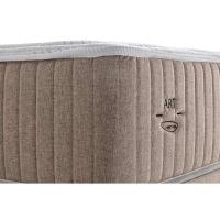 Conjunto Box Baú Casal: Colchão Molas Herval Maxspring Crown Comfort C1631 + Base CRC Suede Clean(138x188x32) - 2
