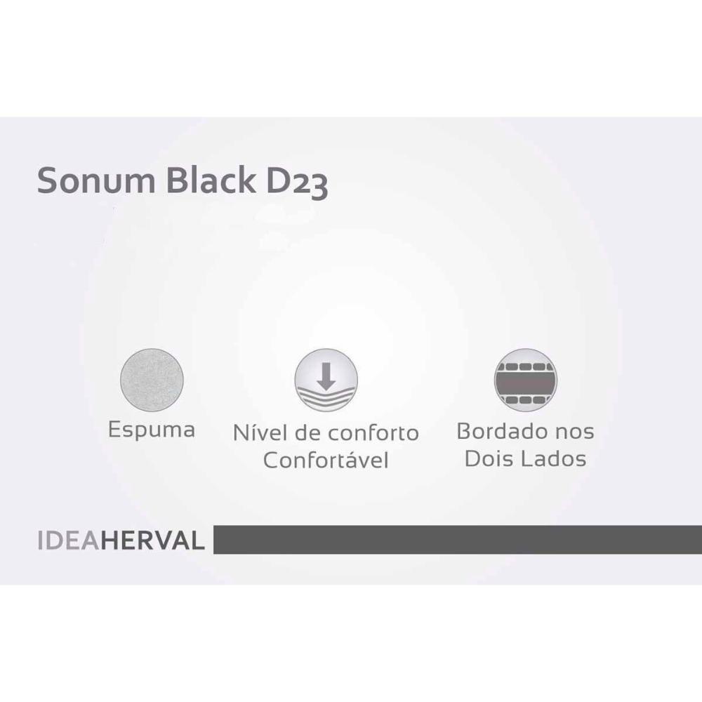Conjunto Box Solteiro: Colchão Espuma Herval D23 Sonum + Base CRC Courano White(88x188) - 4