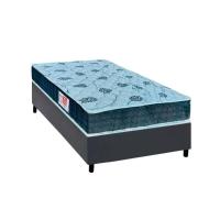 Conjunto Box Solteiro: Colchão Espuma Orthoflex D45 Comfortpedic + Base CRC Courano Gray(88x188) - 1