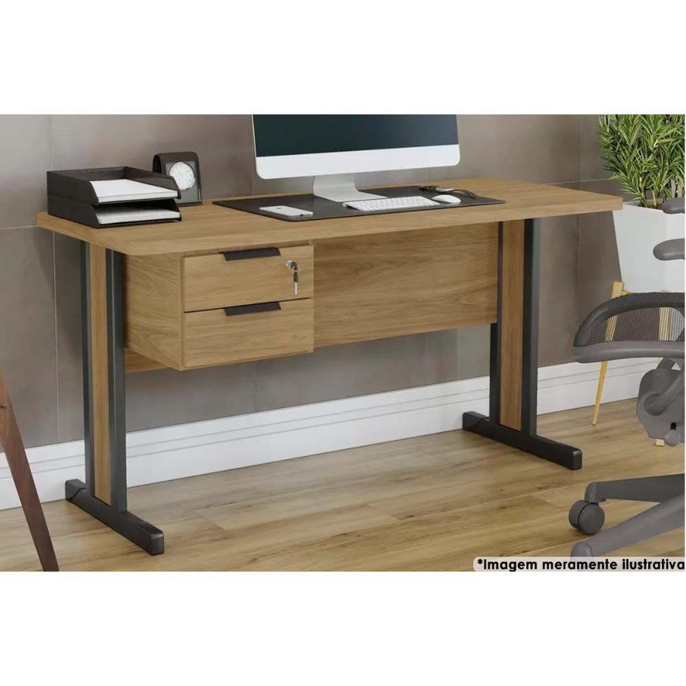 Escritório Completo Versátil 2 Peças (1 Escrivaninha, 1 Complemento) Itapua - Kappesberg - 1