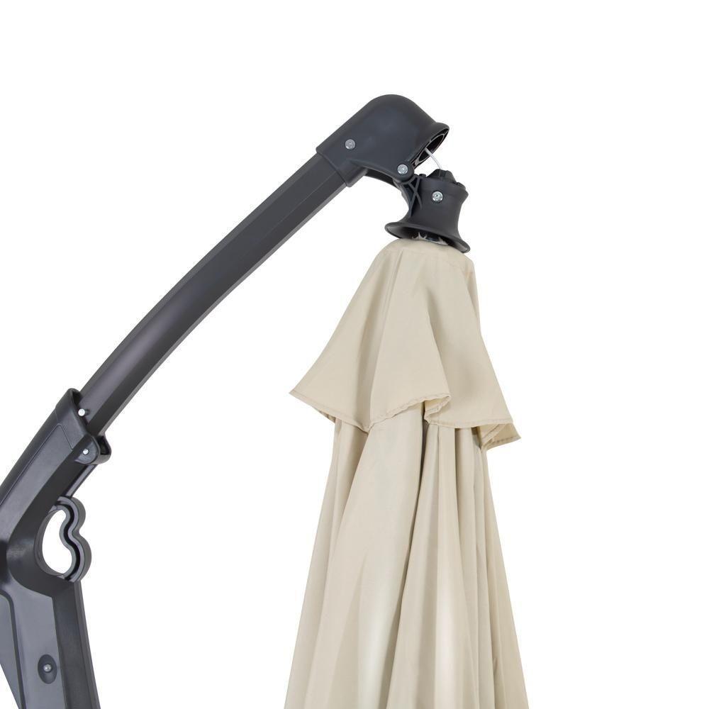 Ombrelone Dubai Com Base 3m Jardim E Piscina Mor - 9