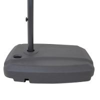 Ombrelone Dubai Com Base 3m Jardim E Piscina Mor - 10