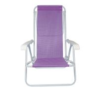 Cadeira De Praia Piscina Reclinável 8 Posições Sannet Mor Cor:lilás Lilás - 2