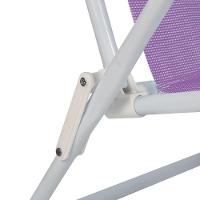 Cadeira De Praia Piscina Reclinável 8 Posições Sannet Mor Cor:lilás Lilás - 6