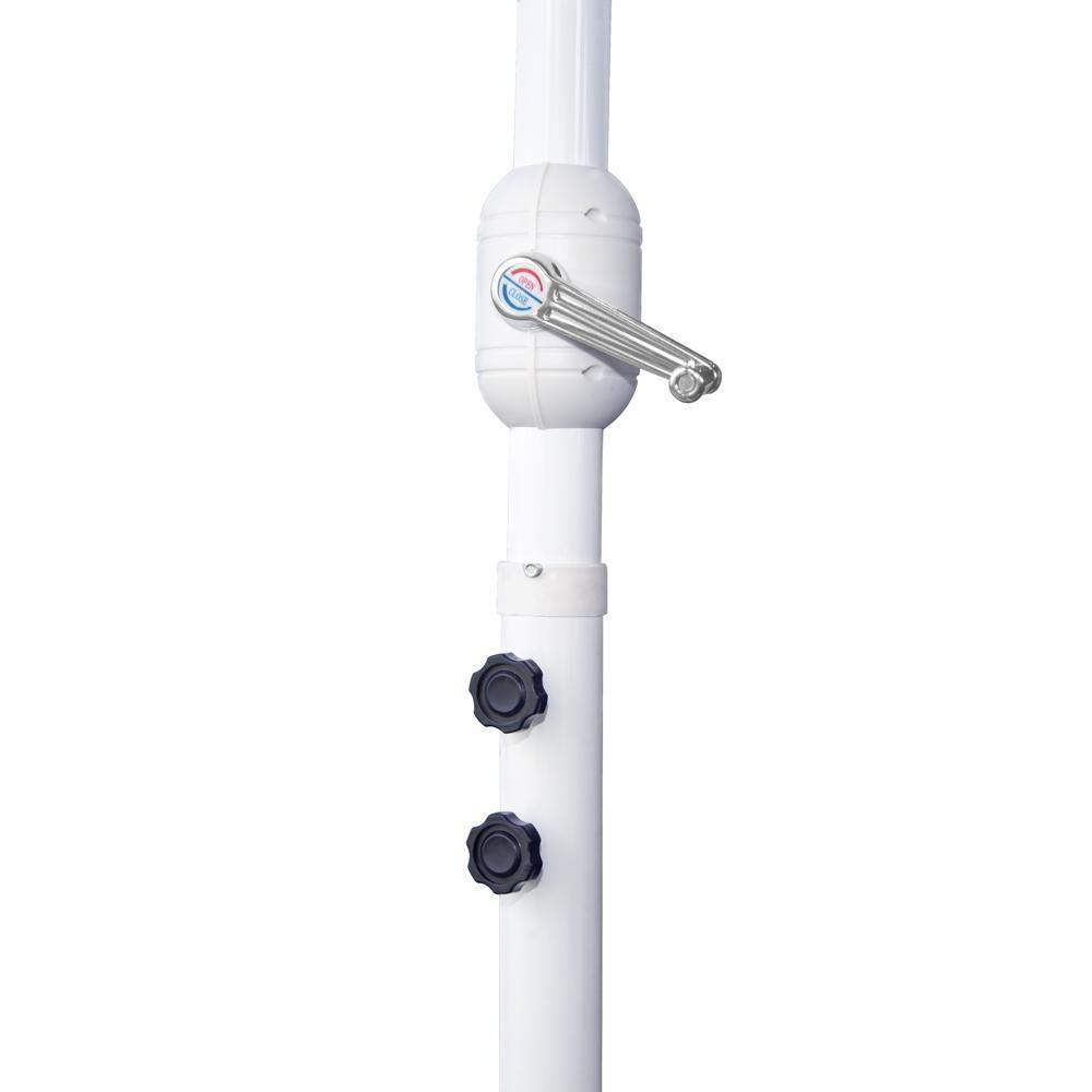 Ombrelone Malibu 3m Com Base Jardim E Piscina Mor Bege - 3