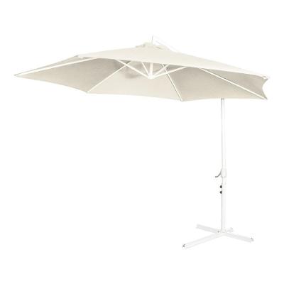 Ombrelone Malibu 3m Com Base Jardim E Piscina Mor Bege