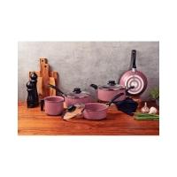 Jogo De Panelas 5 Peças Turim Cores Antiaderente Tramontina Cor:rosa Rosa - 2