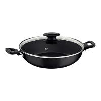 Panela Wok Antiaderente 3,3l Com Tampa Loreto Tramontina Cor:preto Preto - 1