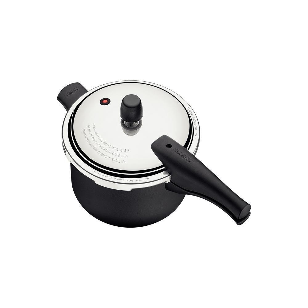 Panela De Pressão 4,5 Litros Vancouver Tramontina Cor:grafite Grafite - 7