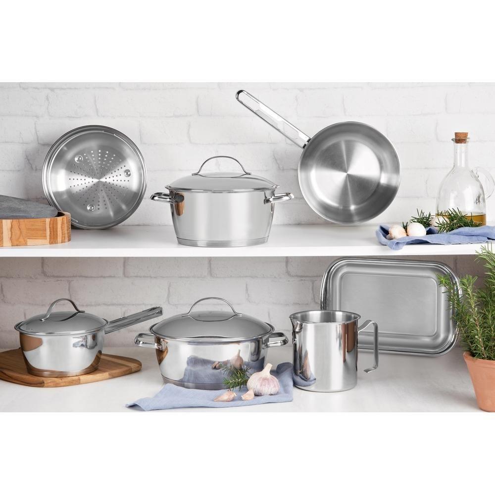 Jogo De Panelas 7 Peças Allegra Aço Inox Tramontina - 3