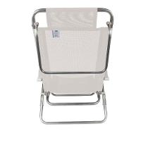 Cadeira De Alumínio Reclinável Summer 6 Posições Praia Mor Cor:branca Branca - 5