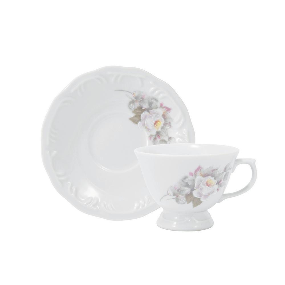 Jogo De Jantar 20 Peças Chá Eterna Porcelana Schmidt - 7