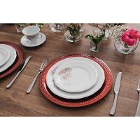 Jogo De Jantar 20 Peças Chá Eterna Porcelana Schmidt