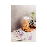 Faqueiro Talheres Leme Inox 20 Peças Tramontina Cores Cor:rosa Rosa - 5