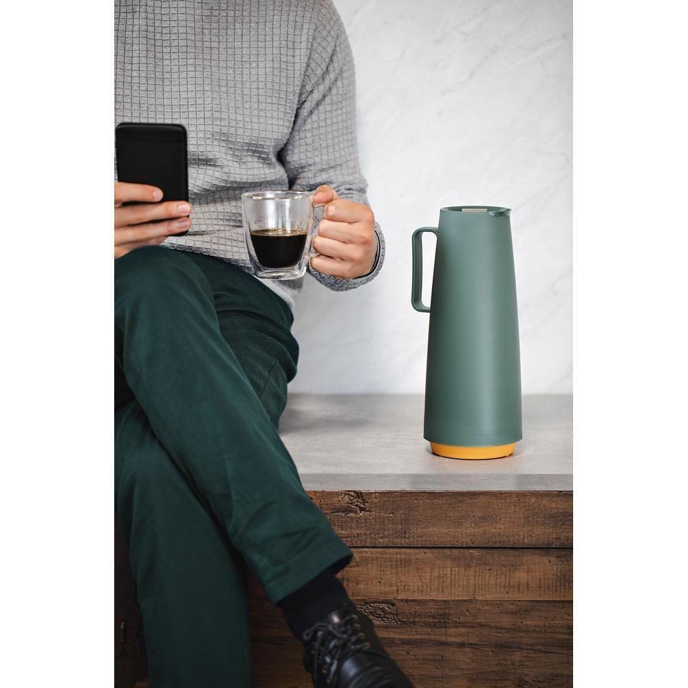 Bule Garrafa Térmica 1 Litro Exata Tramontina Cor:verde Verde - 5