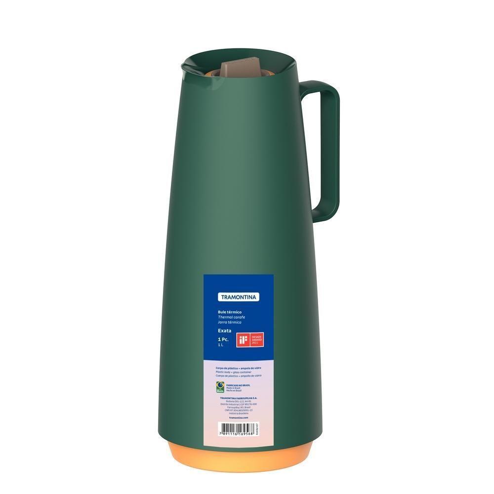 Bule Garrafa Térmica 1 Litro Exata Tramontina Cor:verde Verde - 6